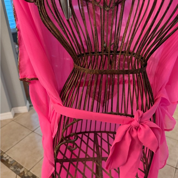 Hand Beaded Kaftan Farasha Maxi Dress NWOT - Picture 7 of 7